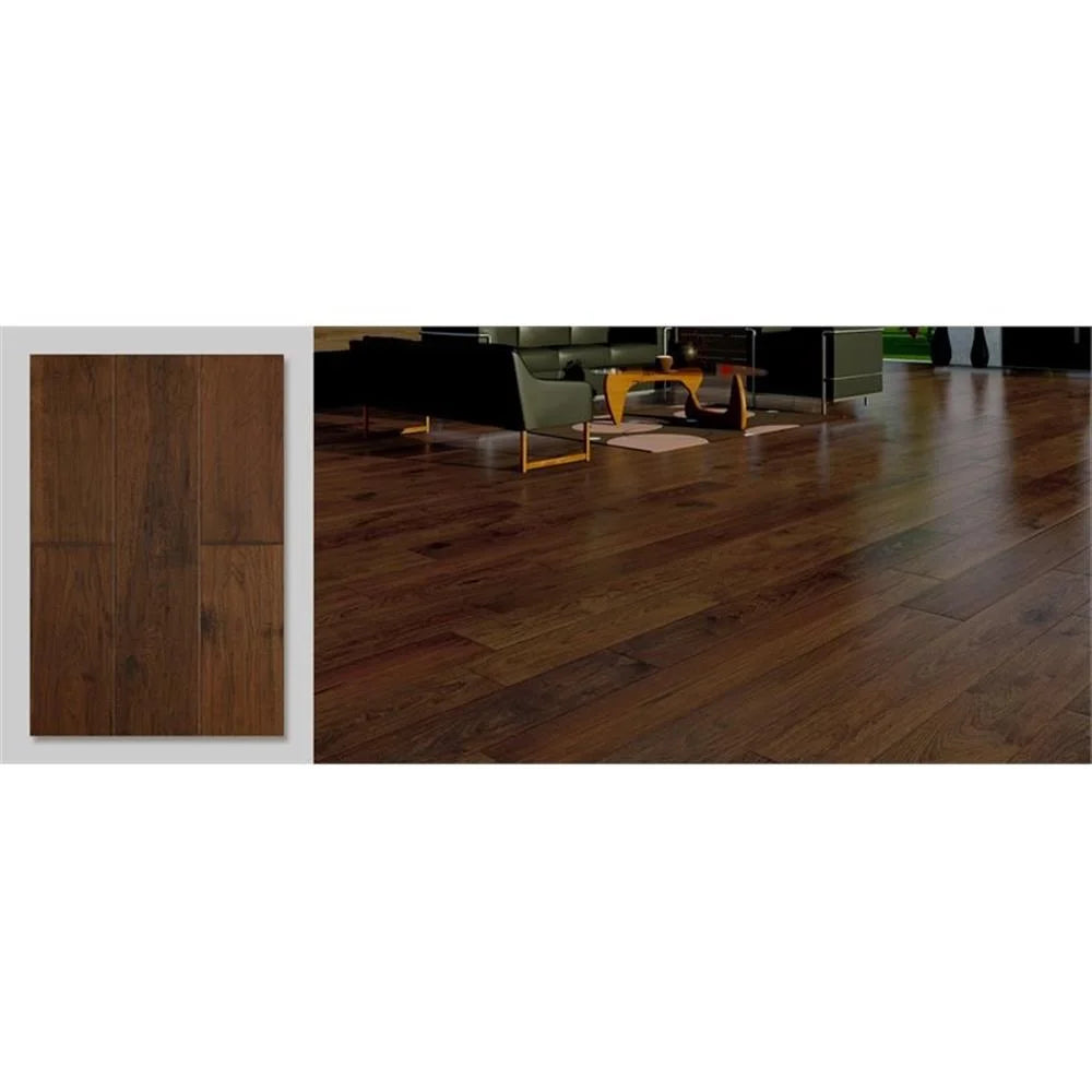 East West Furniture SP-7HH05 Sango Premier Engineered Wood Flooring - European Oak - 1/2 in x 7 in x Random Length Handscrape