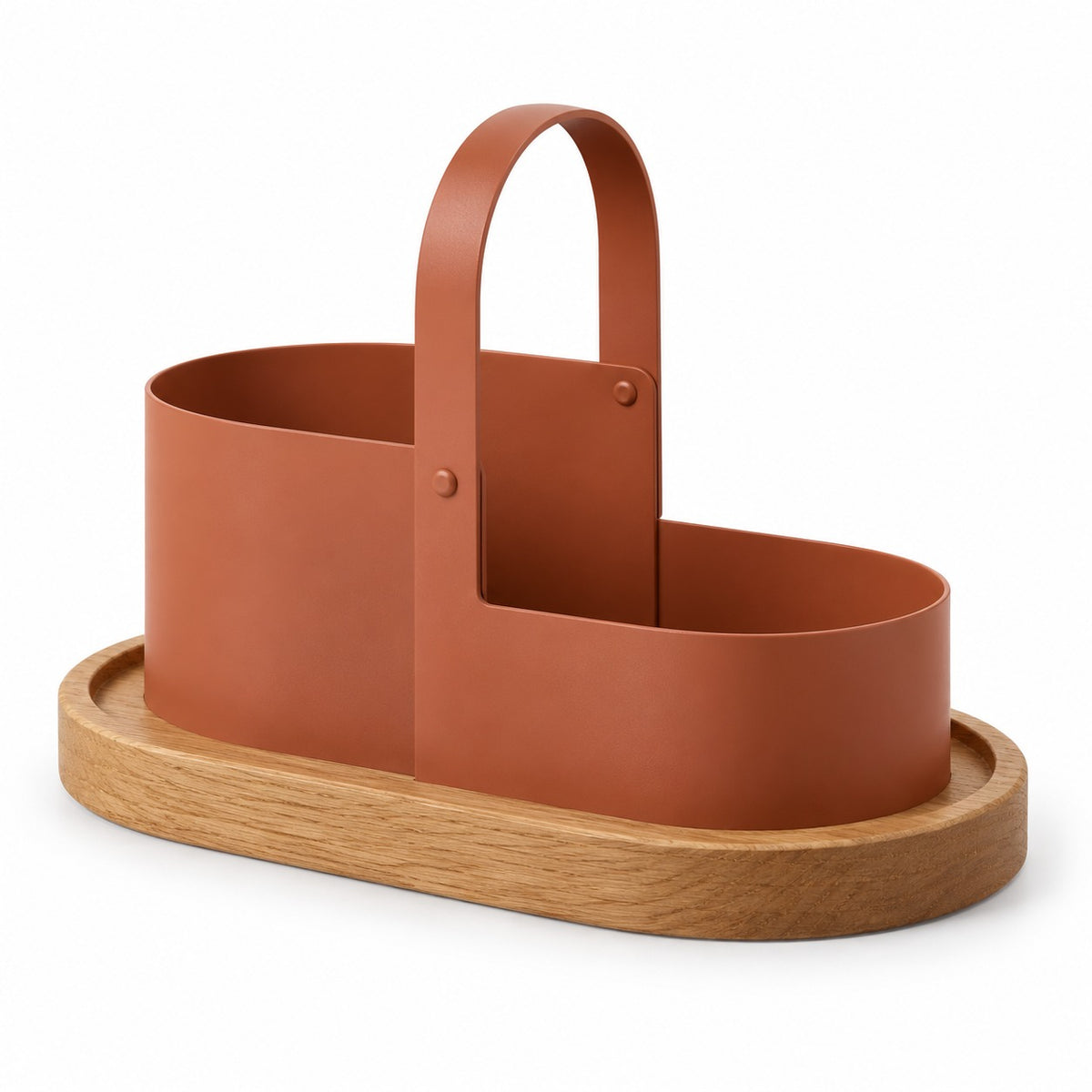 Handled Tabletop Napkin and Condiment Caddy