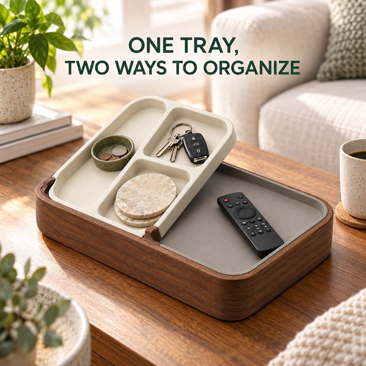 Reversible Divided Serving Tray