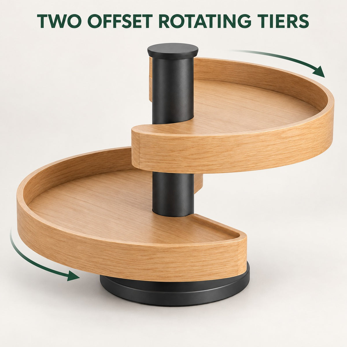 Two-Tier Rotating Spice Organizer