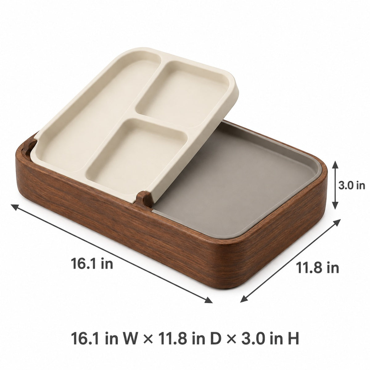 Reversible Divided Serving Tray