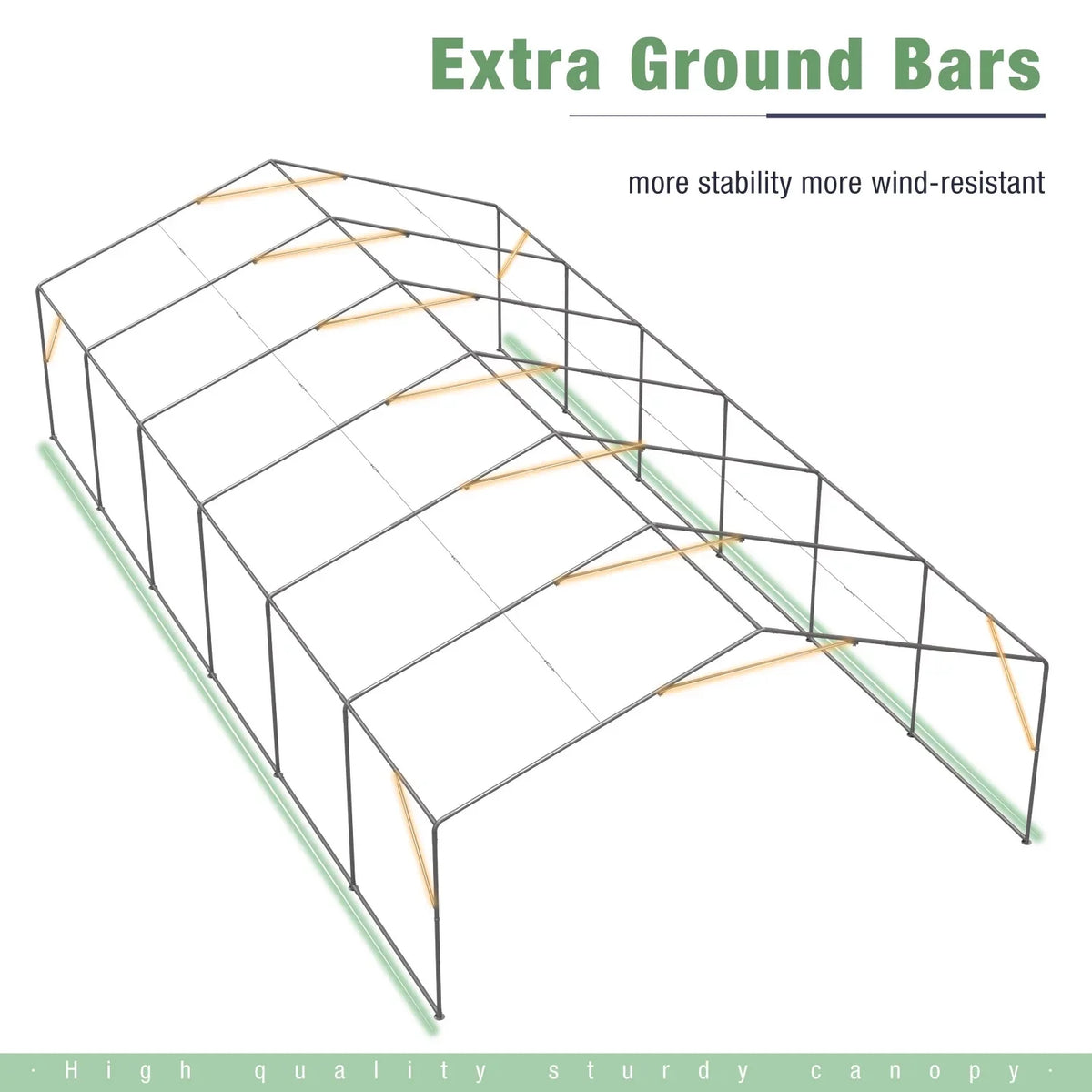 Summit Living 20 x 40 ft White Event Outdoor Canopies, Removable Sidewalls