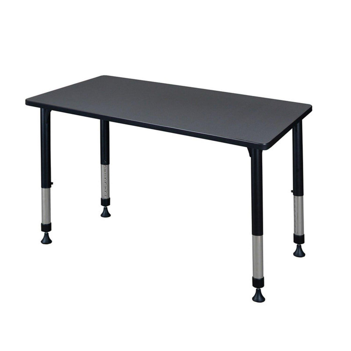 Regency Kee 42 x 24 in. Height Adjustable Classroom Activity Table- Grey