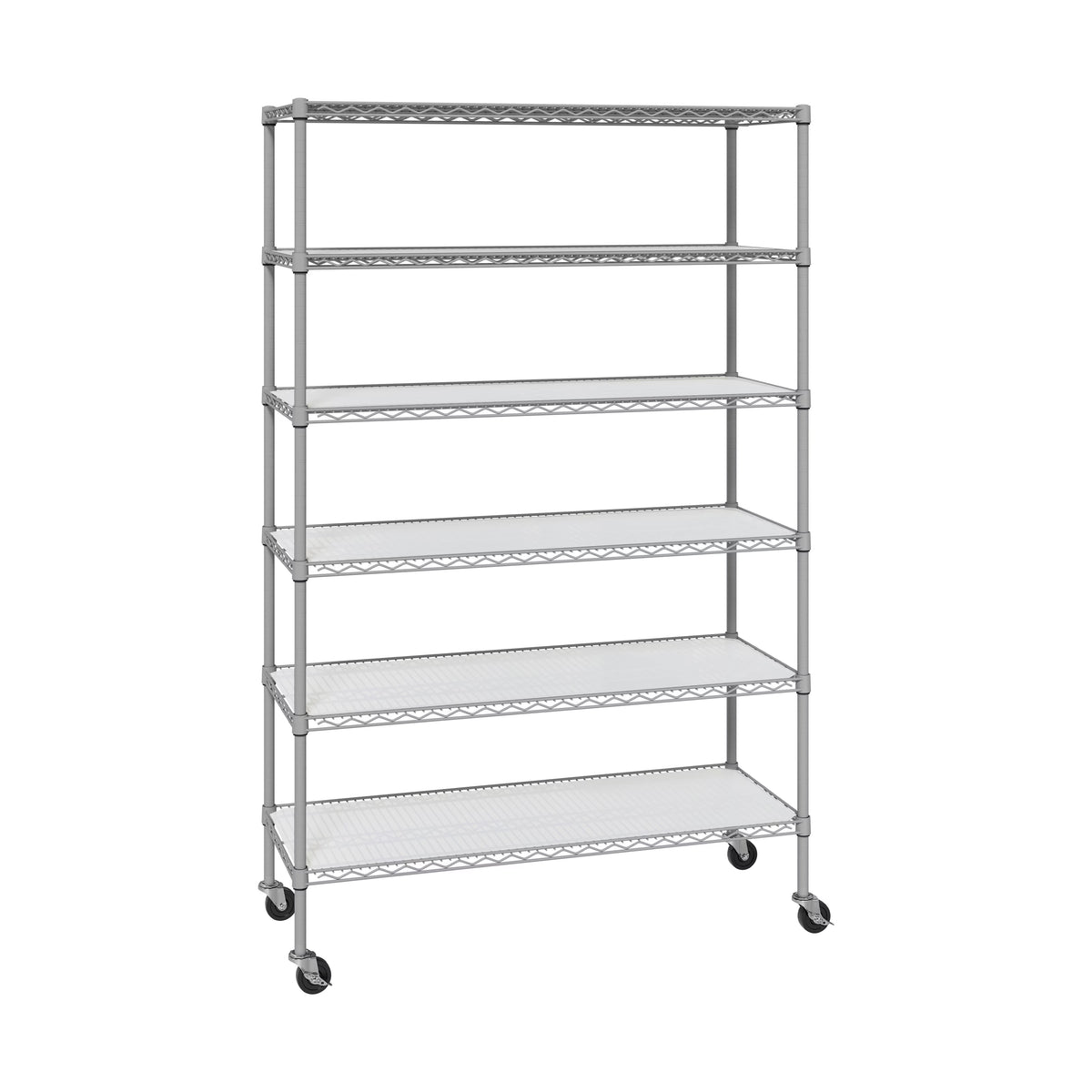 Seville Classics Solid Steel Wire Shelving Storage Unit Adjustable Shelves Organizer Rack, for Home, Kitchen, Office, Garage,