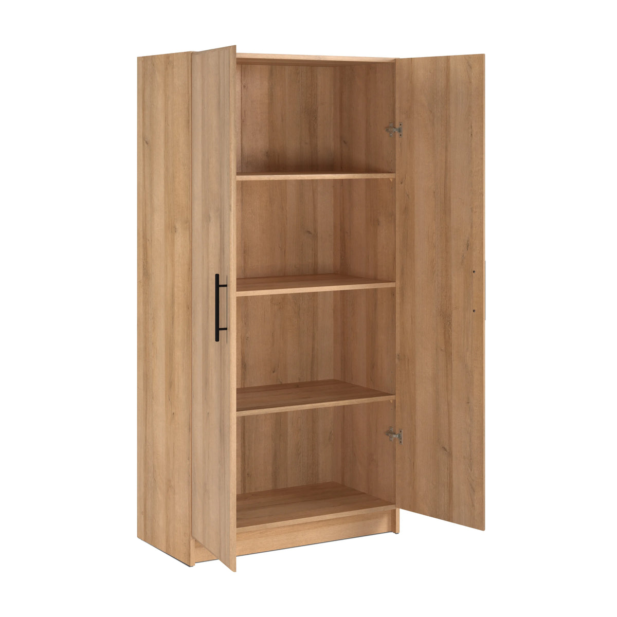 Prepac Elite Tall Garage Storage Cabinet & Pantry Storage Cabinet, 2-Door Freestanding Garage Cabinet with Adjustable Shelves
