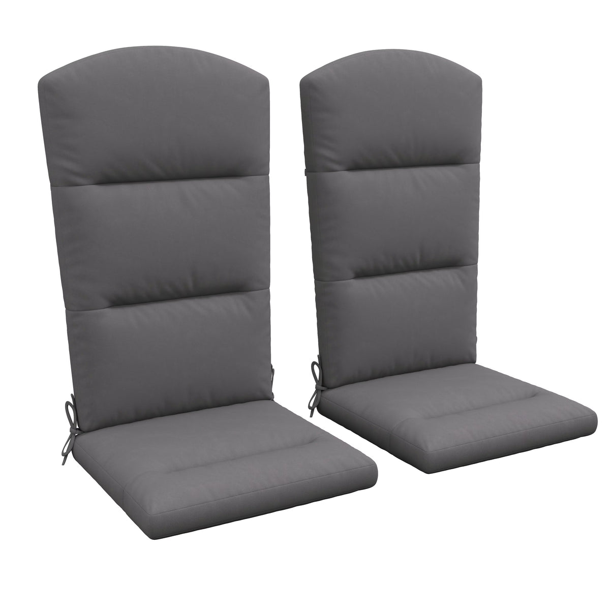 DUOSONG Outsunny 2 Piece Adirondack Chair Cushions, 59 X 20.5 X 2 Inch Outdoor Chair Cushions For Fire Pit Chairs With Seat,