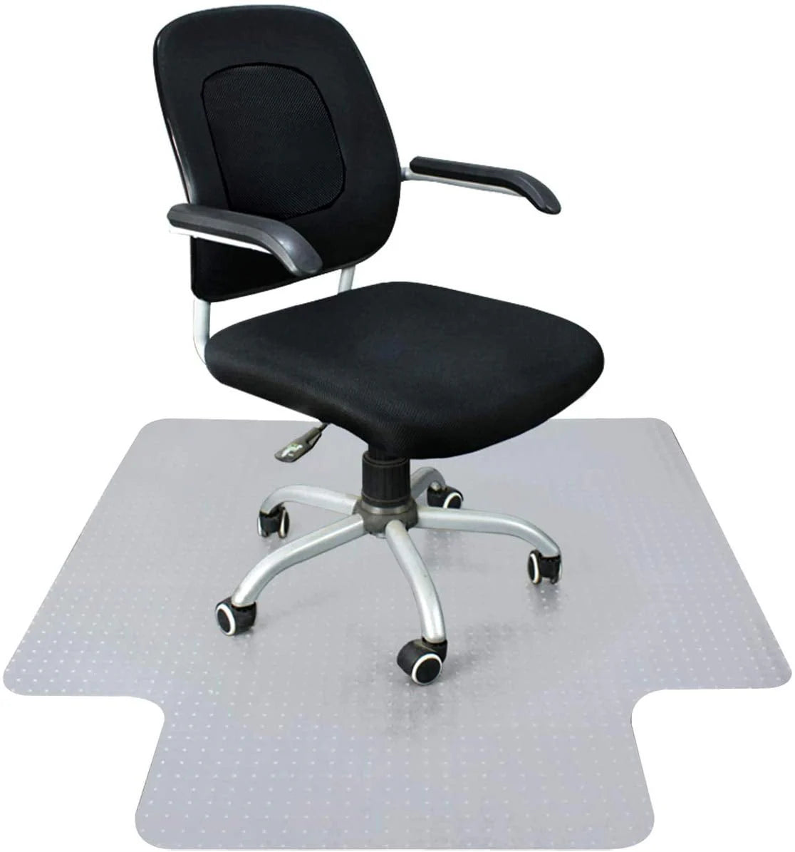 ZENSTYLE 48" X 36" X 1/8" Heavy Duty Carpet Chair Mat w/Lip, Transparent Chair mat for Office Chair Rug Carpet Floor Computer