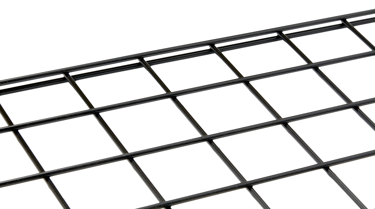 SSWBasics 2' X 6' Wire Grid Panel - Black (Pack of 3)