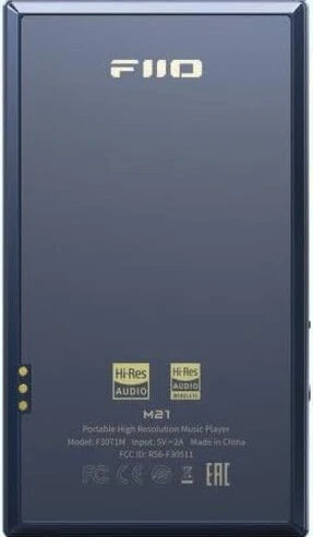 FiiO Hi-Res Music Player, Android 13, Snapdragon 680, 64 GB, Blue-Black - M21
