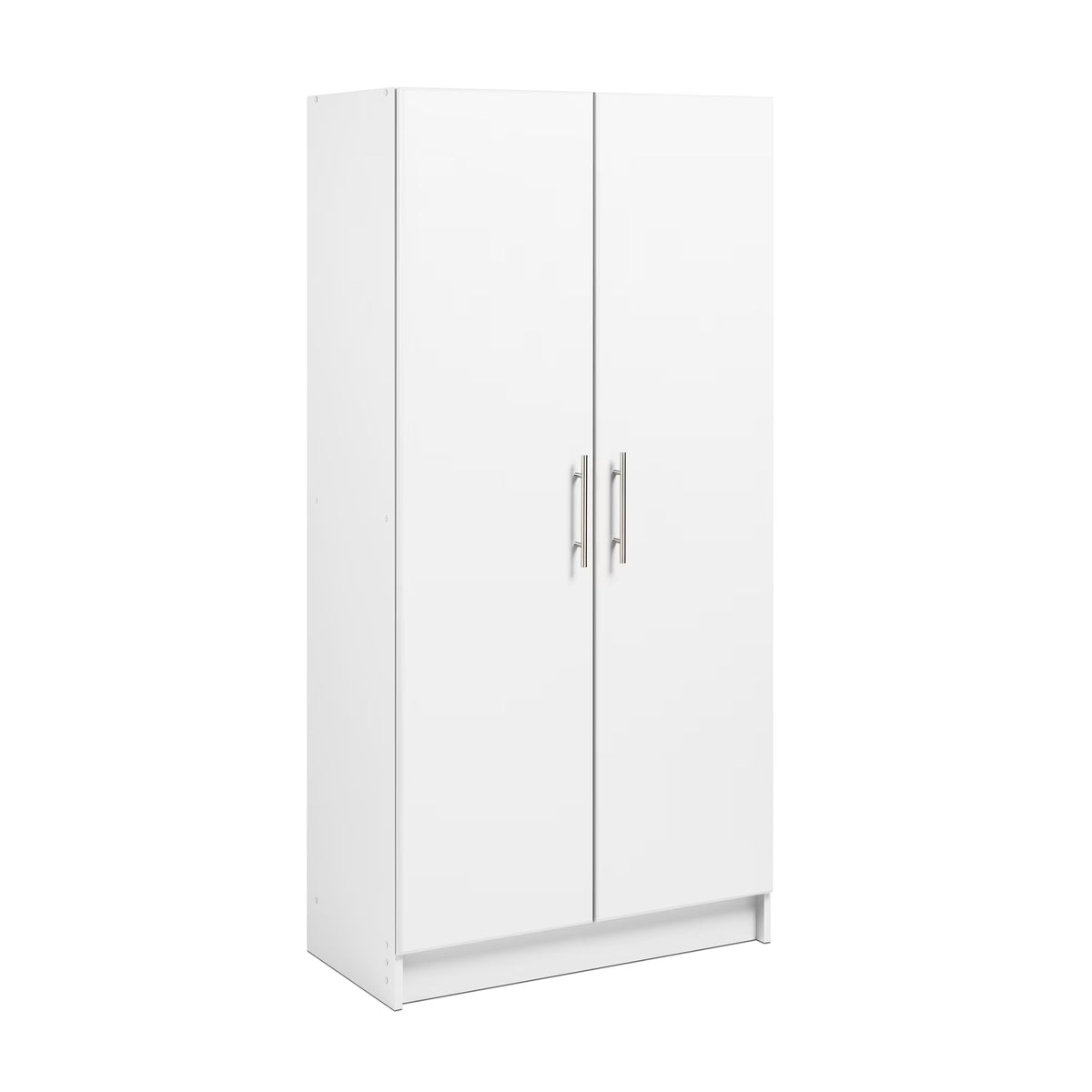 Prepac Adjustable Shelves Cabinet - Functional Tall Garage Table, 16"D x 32"W x 65"H Freestanding Garage Cabinet with 2-Doors