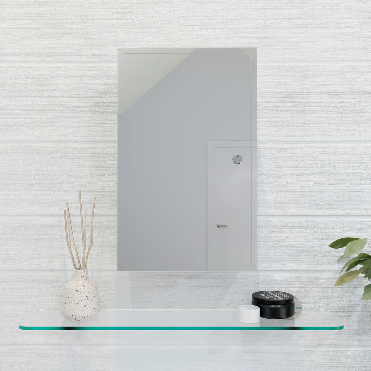 Croydex Trent Lockable Bathroom Storage Medicine Cabinet, Stainless Steel (15.7 x 9.8 in)