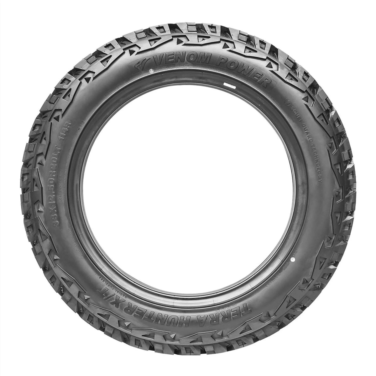 Set of 2 Venom Power Terra Hunter X/T LT33X12.50R20 119R F Tires