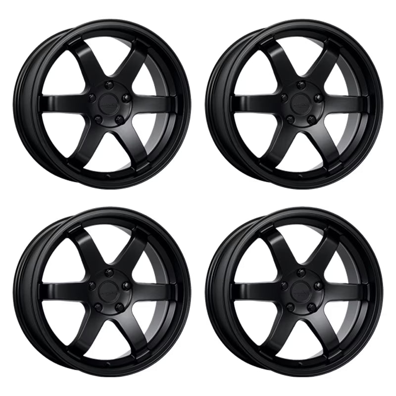 4 x Katana KR08 Matte Black Wheels 5x114.3 18x8 +40et Racing Performance Rims