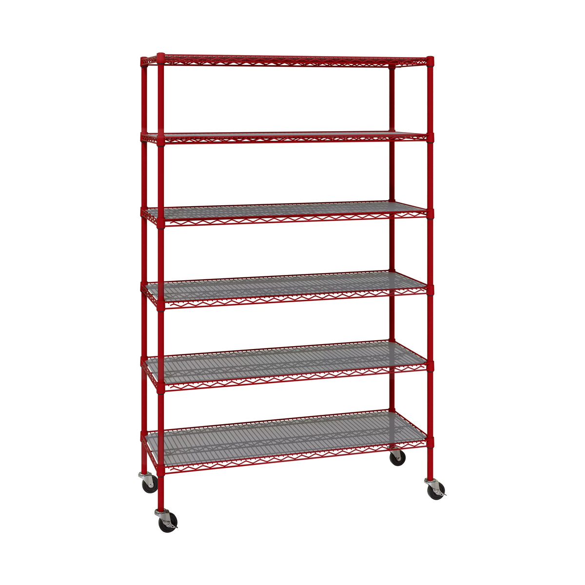 Seville Classics Solid Steel Wire Shelving Storage Unit Adjustable Shelves Organizer Rack, for Home, Kitchen, Office, Garage,