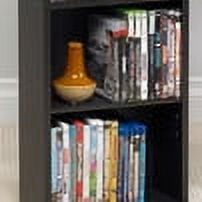 Atlantic 54" x 13" Summit Adjustable Wood Media Storage Shelf Bookcase, Espresso