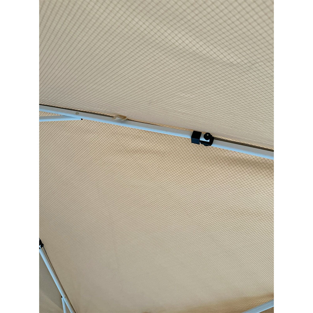Garden Winds Custom Fit Replacement Canopy Top Cover Compatible with The Eagle Peak Base 10' X 10', Canopy Top 8' X 8' Slant