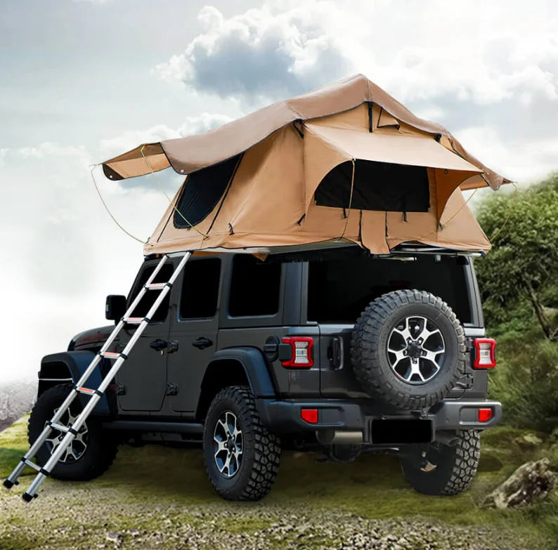 X-BULL 3 Person Magtower Roof Top Tent with Ladder & Mattress
