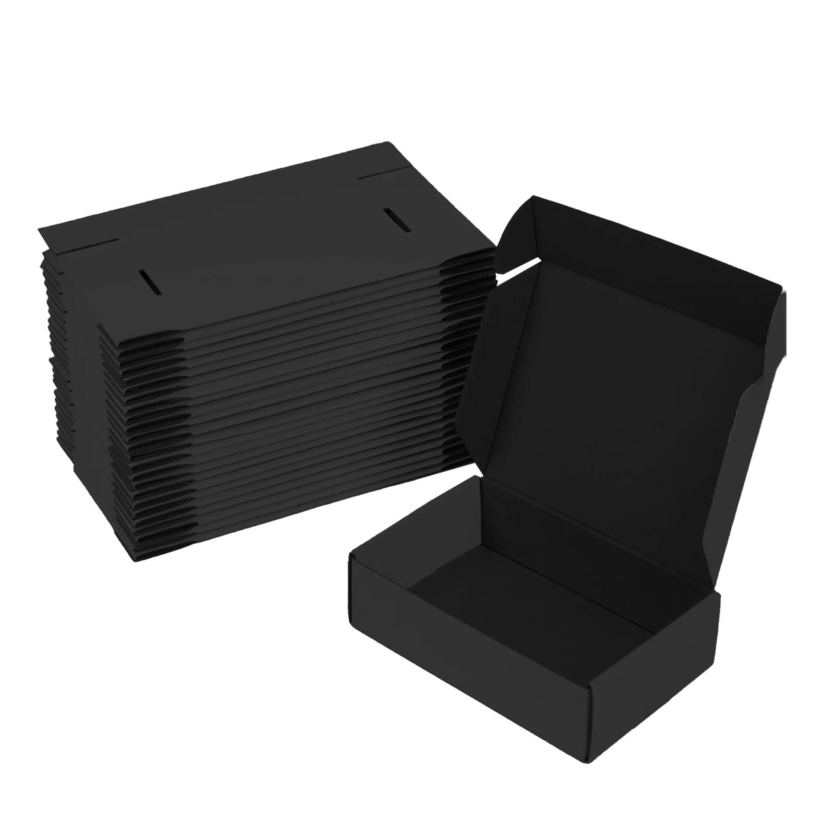 UCANPACK All Black Mailer Box 22 x 18 x 2.75" - 25 Pack Deluxe Mailer Boxes for Small Business Packaging Boxes - Made in USA