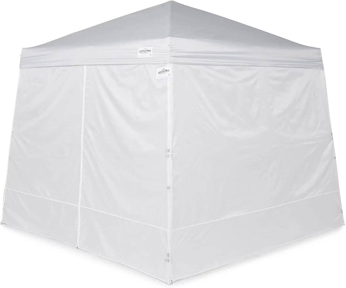 Canopy V-Series 10 x 10 Foot Tent Sidewalls, White (Sidewalls Only)