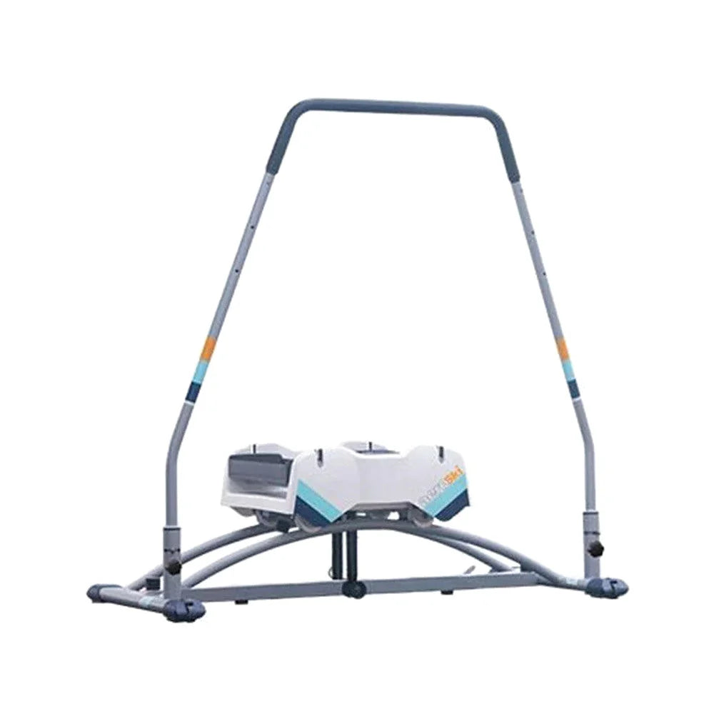 Aeroski Ski Fitness Workout Machine With Recoil Spring Resistance, Gray - 2.0