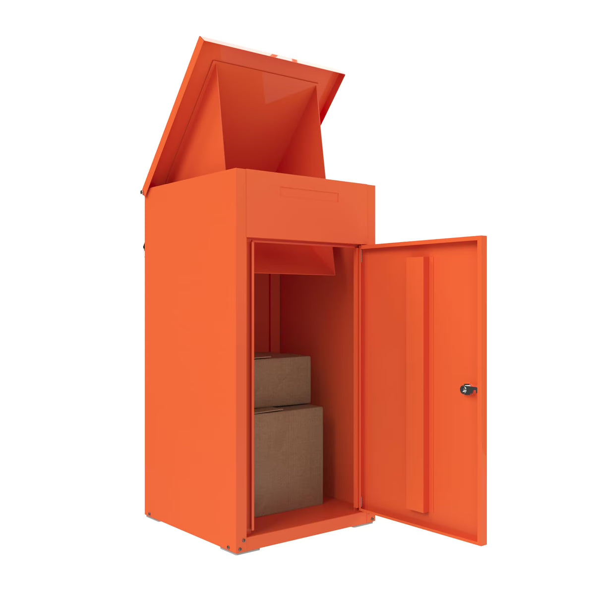 AECOJOY Package Delivery Boxes for Outside Parcel Drop Box Outdoor Storage Box Wall Mounted Express Mail Package Delivery Box