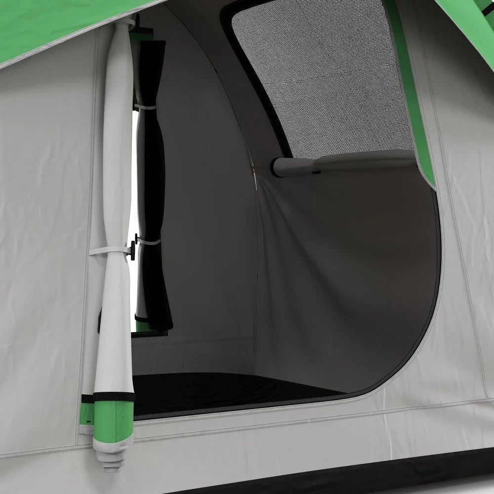 Outsunny SUV Tent, 2000mm Waterproof Truck Tent with 3 Doors and Mesh Window, for 5-6 Person Camping Outdoor Travel, 7.5' L x