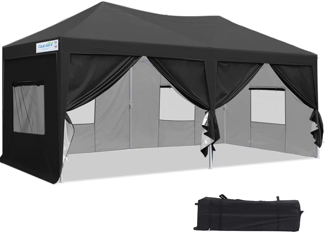 Quictent 10' x 20' White Instant, Event and Pop-up Outdoor Canopy