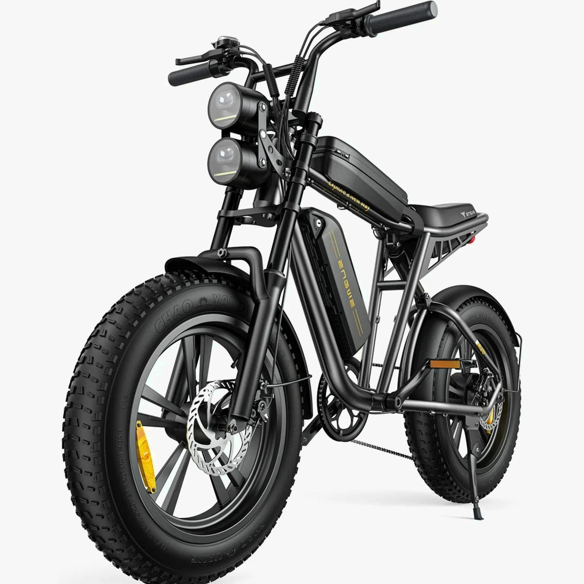 AKEZ Retro Electric Bike 1000W, 28 mph, 94 Miles, 20 inch x 4.0 inch Fat Tires