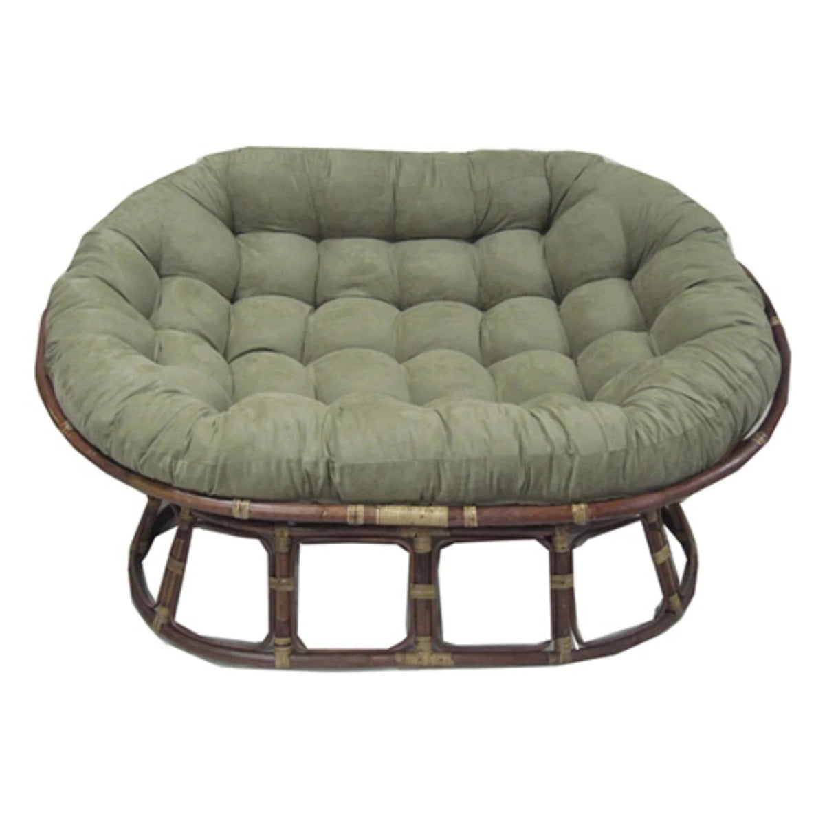 Blazing Needles 78 x 58 in. Oversize Double Papasan Micro Suede Cushion