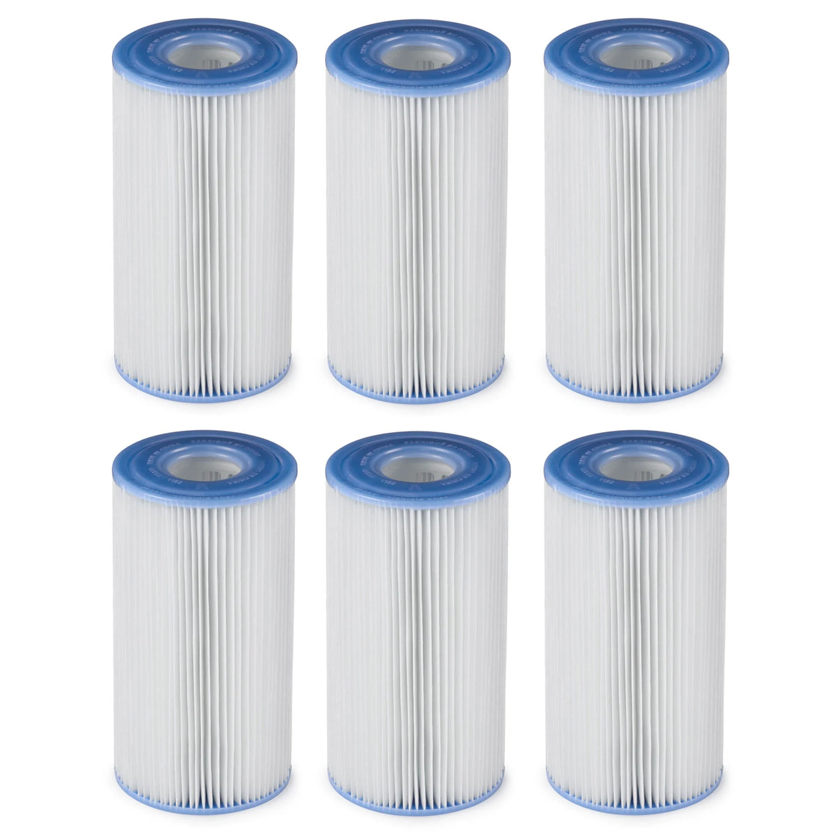 Intex 18' x 48" Inflatable Outdoor Pool Set with Filter Cartridges (6 Pack)