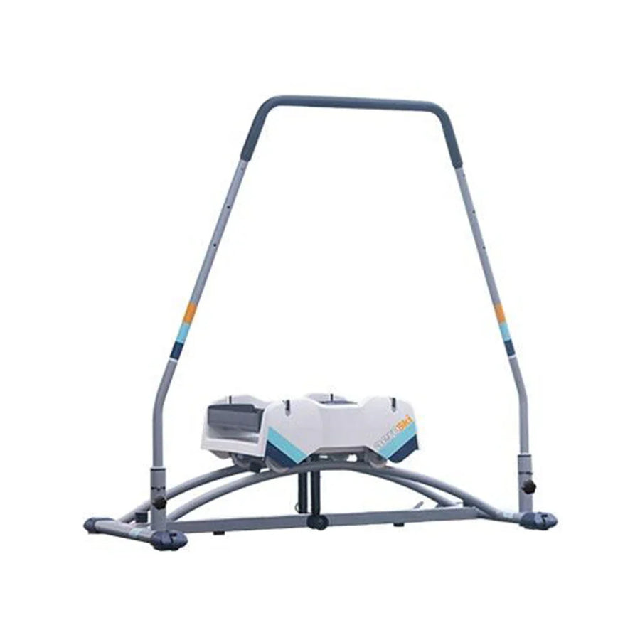 Aeroski 2.0 Ski Fitness Workout Machine with Recoil Spring Resistance Gray