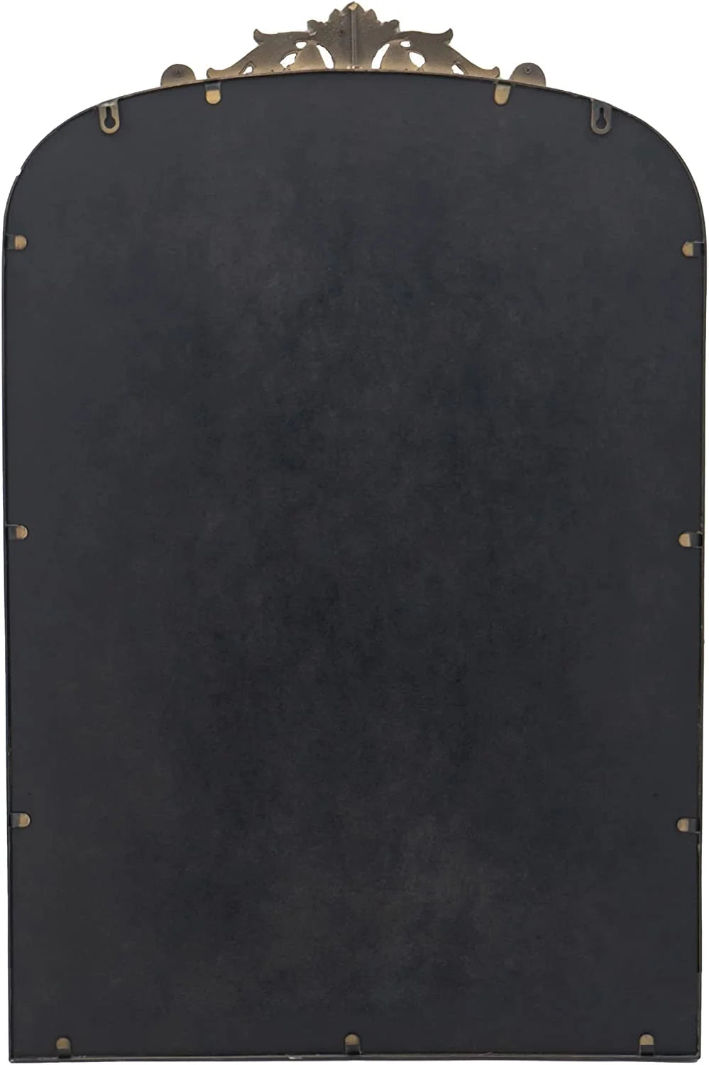 A&B Home Arched Mirror - 24" x 36" Gold Mirror for Wall Decor