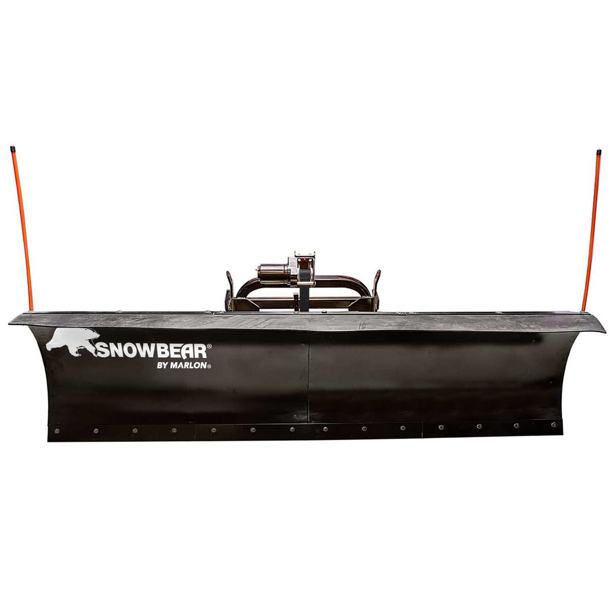 SnowBear UNIVERSAL 82-Inch x 19-Inch Hitch-Mounted Winch Driven Snowplow