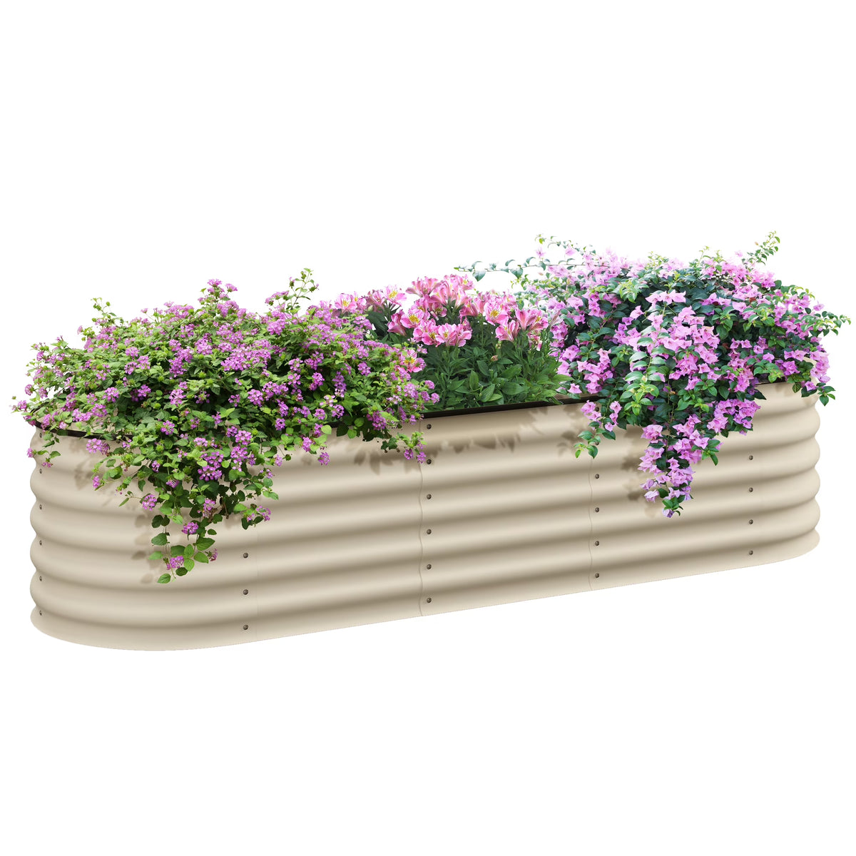 DUOSONG Outsunny Raised Garden Bed, 47" X 22" X 33", Elevated Wooden Planter Box W/ Lockable Wheels, Storage Shelf, And Bed L