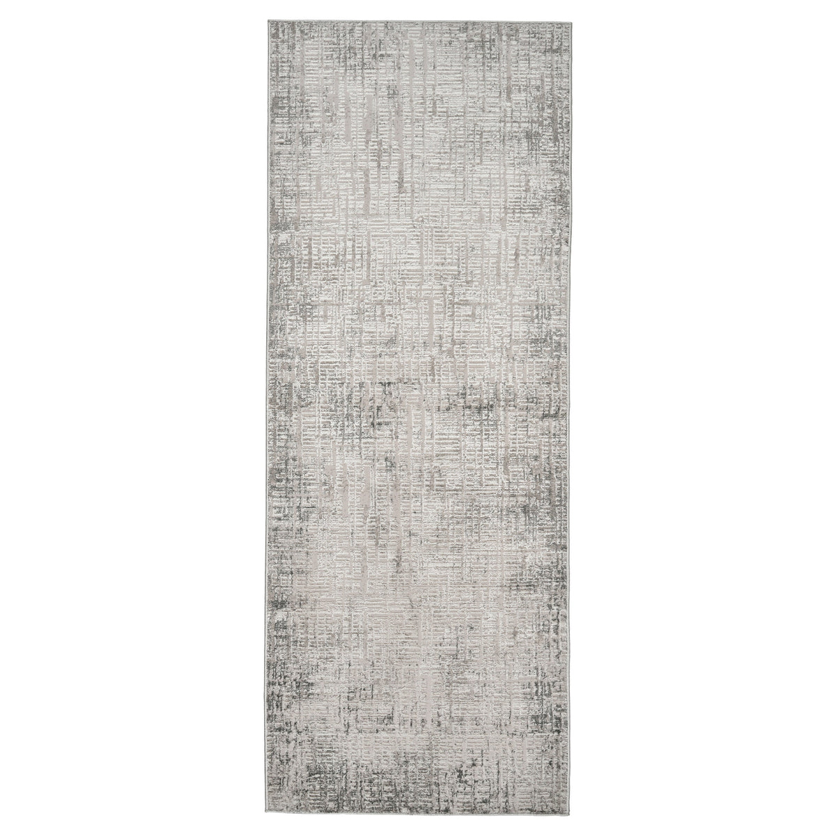 Divina Area Rug, Aloma Cream & Gray, Runner, 2'6' x 7'