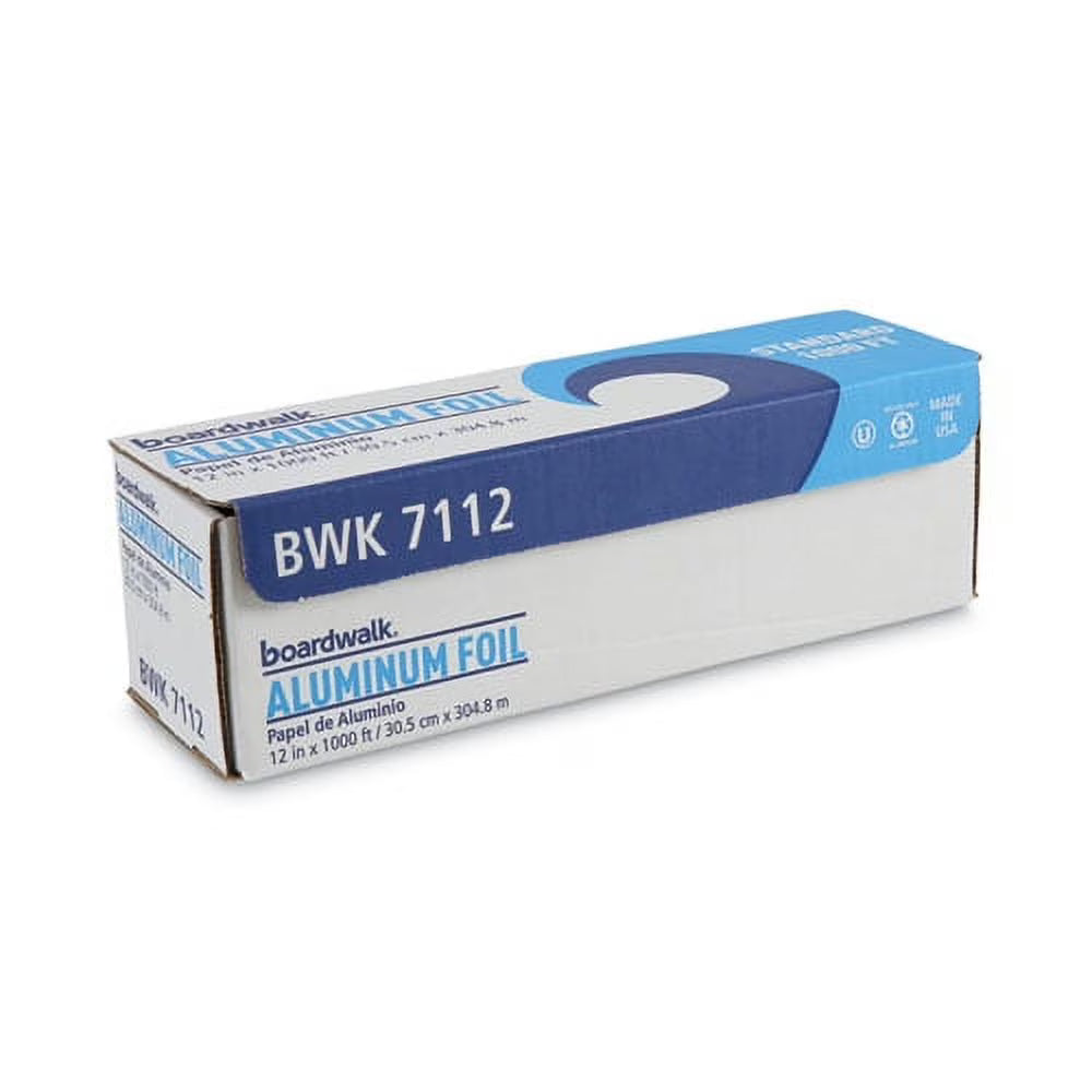 Standard Aluminum Foil Roll, 12" X 1,000 Ft - Bundle of 5 Cartons
