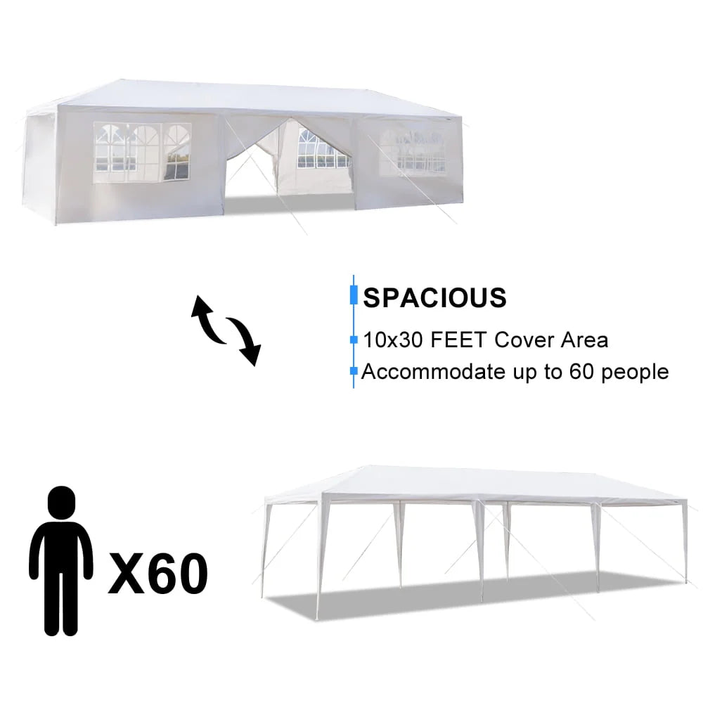 Zimtown 10'x 30' Third Generation Gazebo Canopy Outdoor Party Wedding Tent