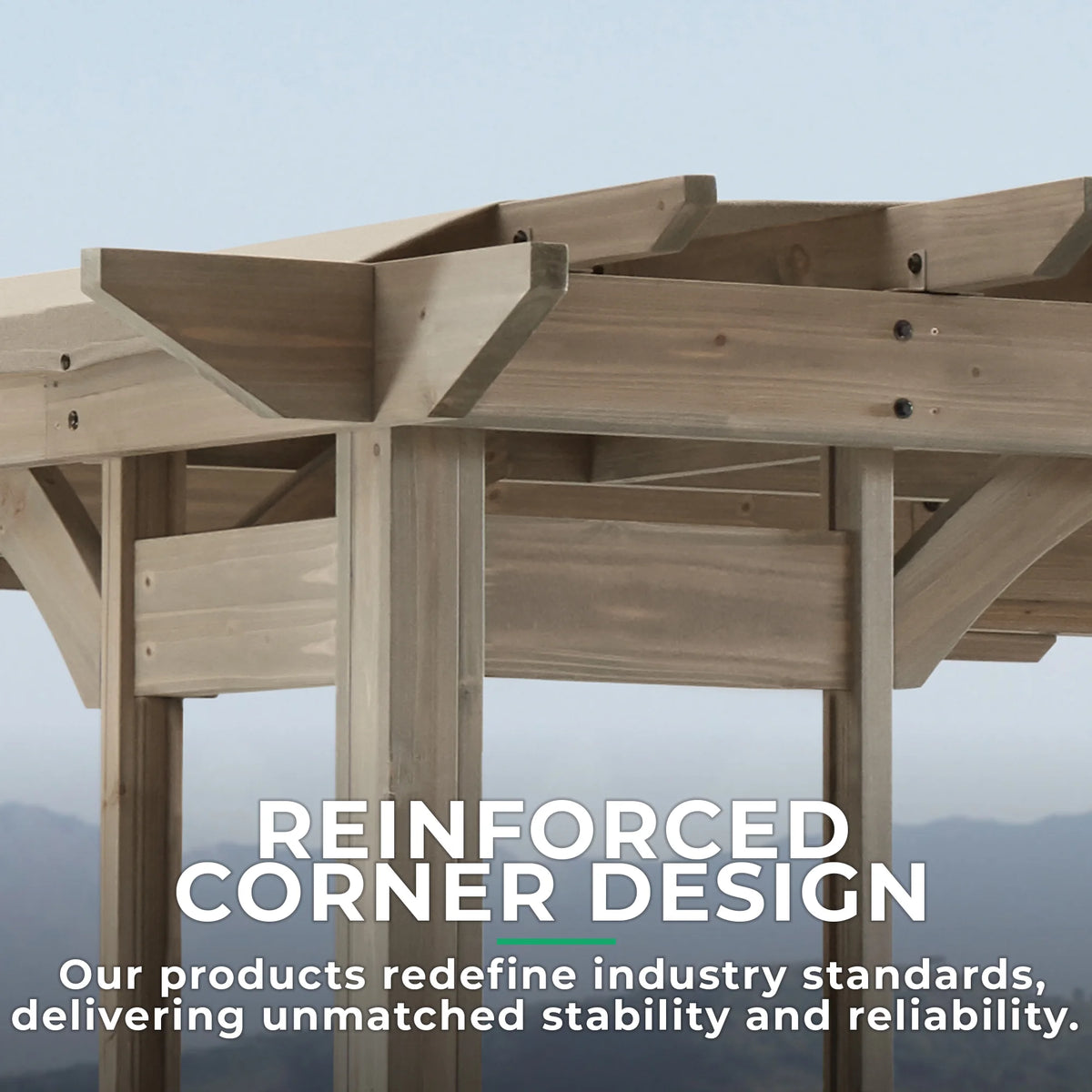 Yardistry 10 ft. x 14 ft. Madison Pergola with Bar and Sunshade