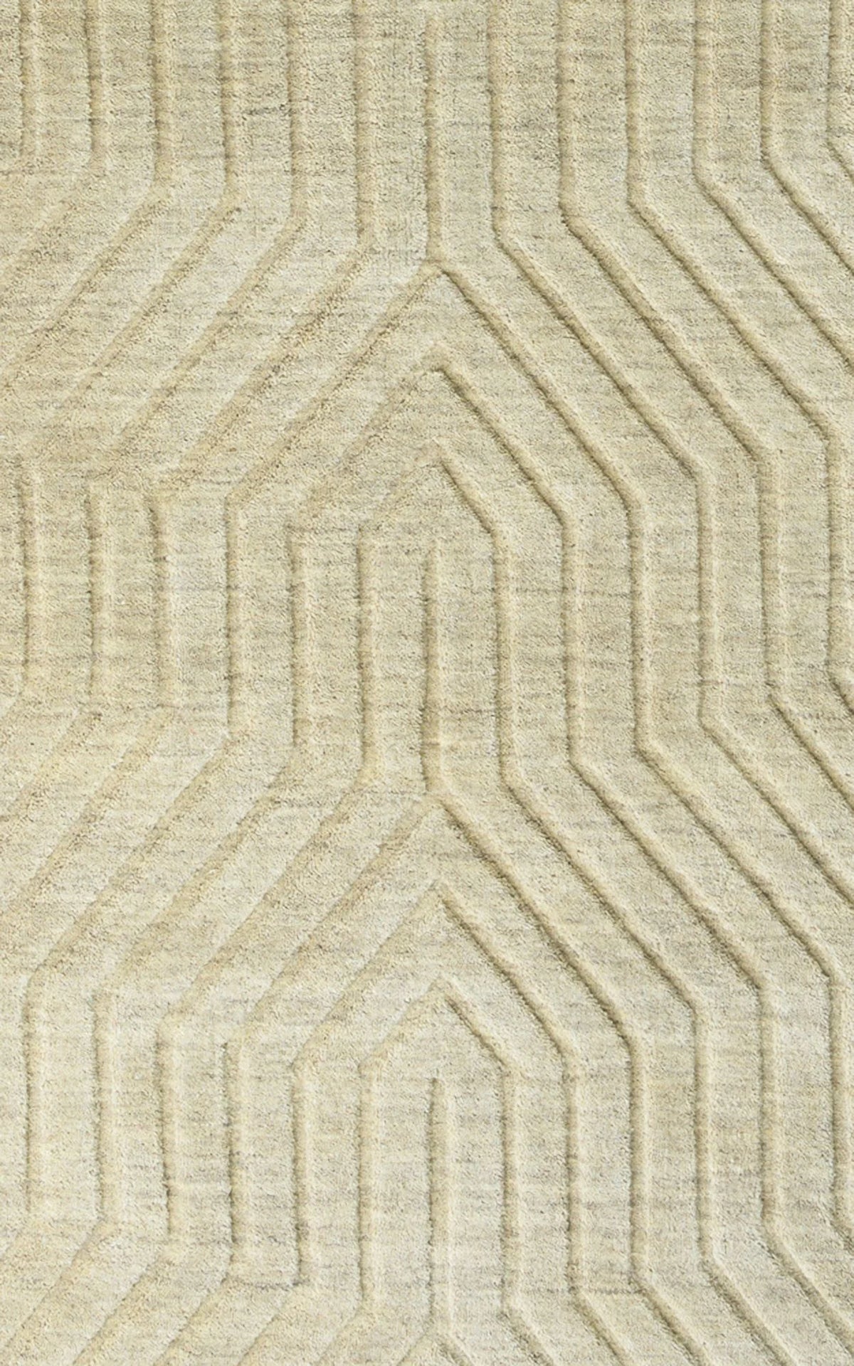 Gatney Rugs Fossumtown Area Rug TC8580 Tan Geometric Angled 3' x 5' Rectangle