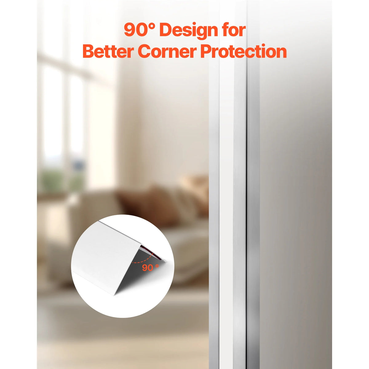 KFFKFF Aluminum Alloy Wall Corner Protector, 2 x 2 x 48 inch, 12 Pack Metal Edge Guards, L-Shaped 90-Degree Angle Trim for Wa