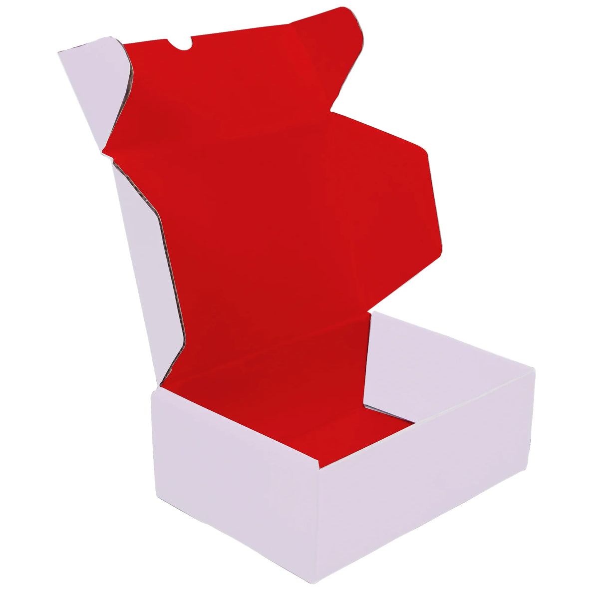 Ucanpack Red Mailer Boxes 15 x 11 x 2" (Kraft Outside) - 50 Pack Corrugated Shipping Boxes, Red Shipping Boxes for Small Busi