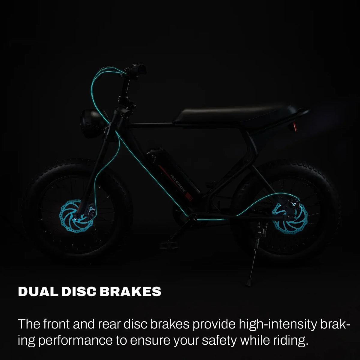 MACFOX 500W/48V/10.4Ah 20 inch Fat Tire Electric Bike