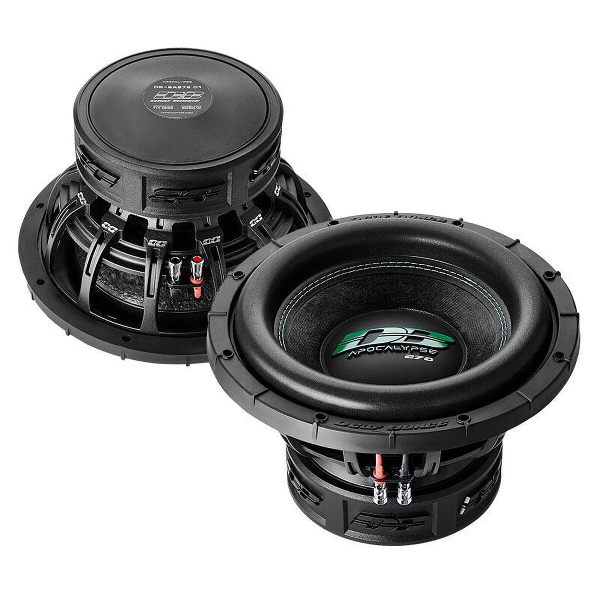2 x Deaf Bonce Apocalypse DB-SA272 12" 1-Ohm 6000W Subwoofer New