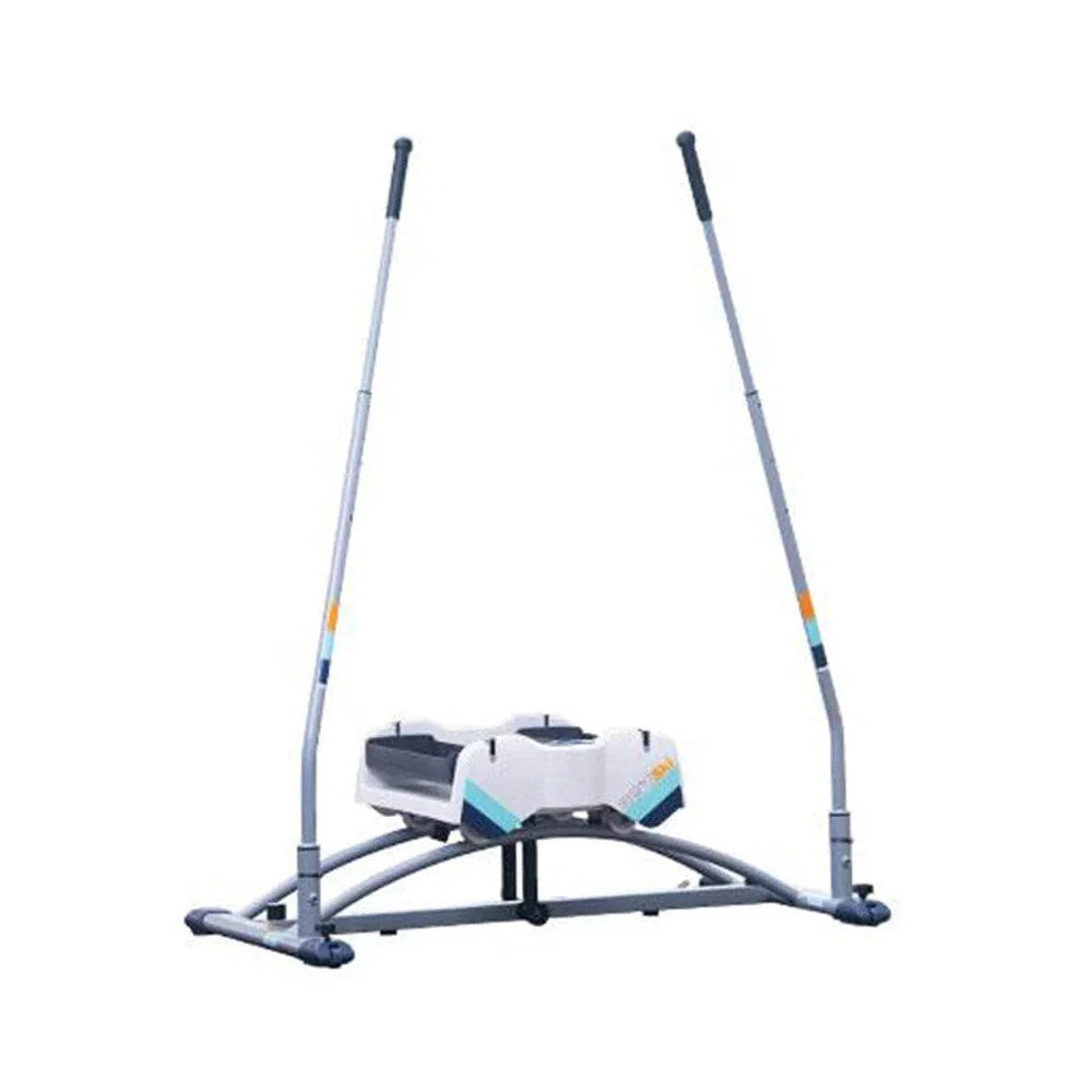 Aeroski Ski Fitness Workout Machine With Recoil Spring Resistance, Gray - 2.0