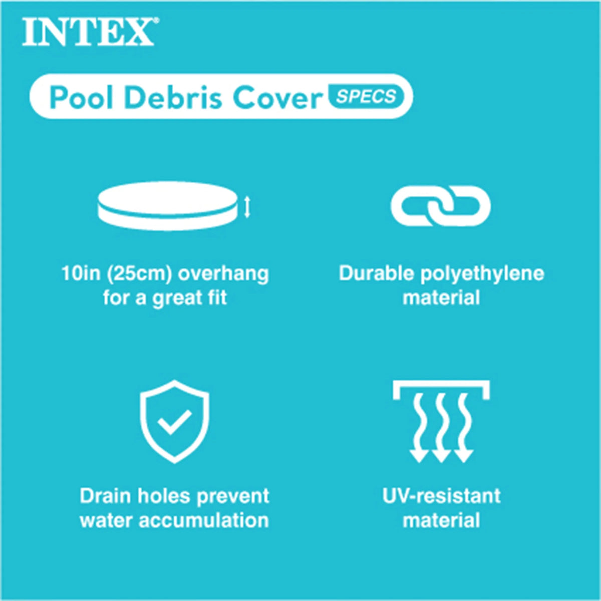 INTEX Metal Frame 10' x 30" Outdoor Swimming Pool with Filter Pump & Cover