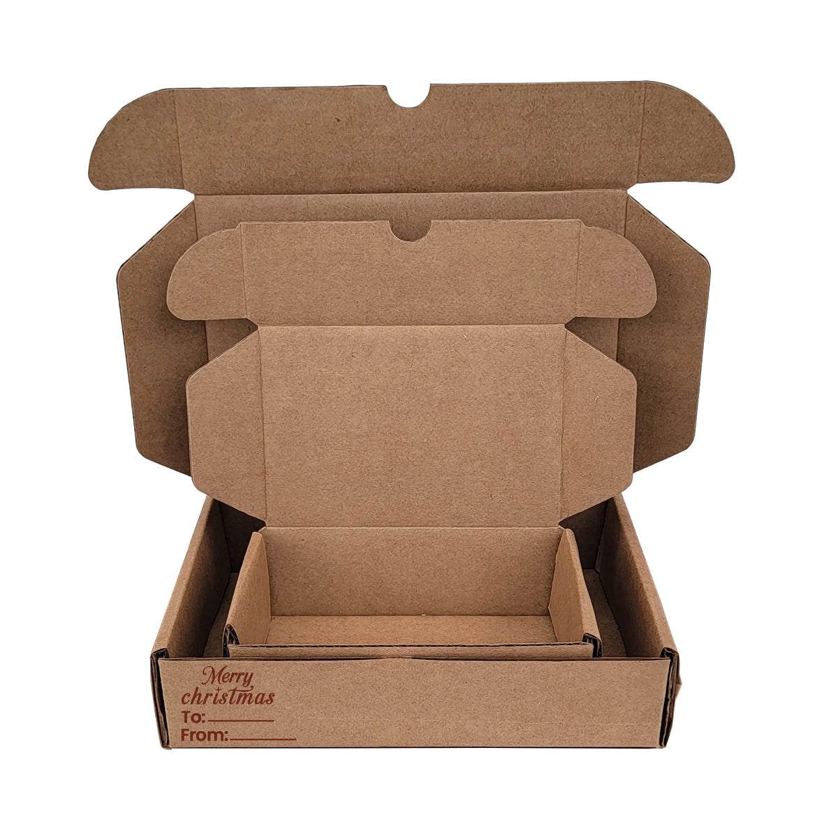 Ucanpack Christmas Mailing Boxes 7 x 5 x 3" - Xmas New Year Printed Holiday Gift Shipping Boxes - Holiday Shipping Box Made I