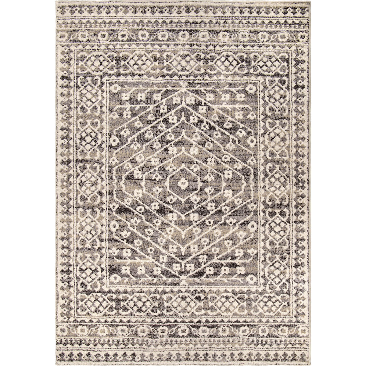 My Texas House Delilah 5'3" X 7'6" Blue Geometric Area Rug