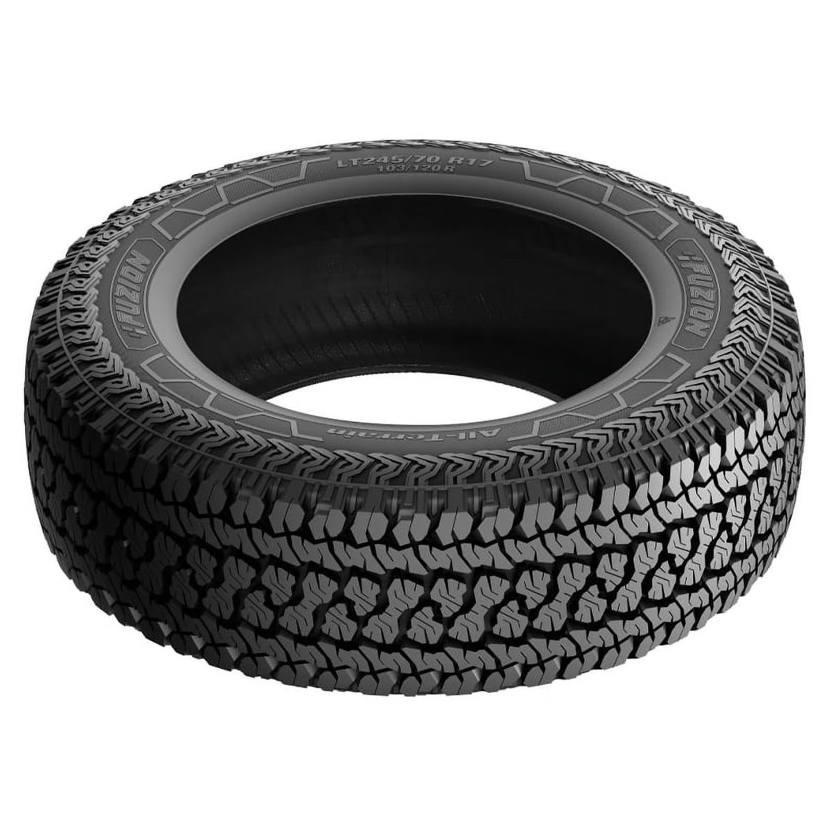 1 X New FUZION AT 245/65R17 112T All Season Performance Tires