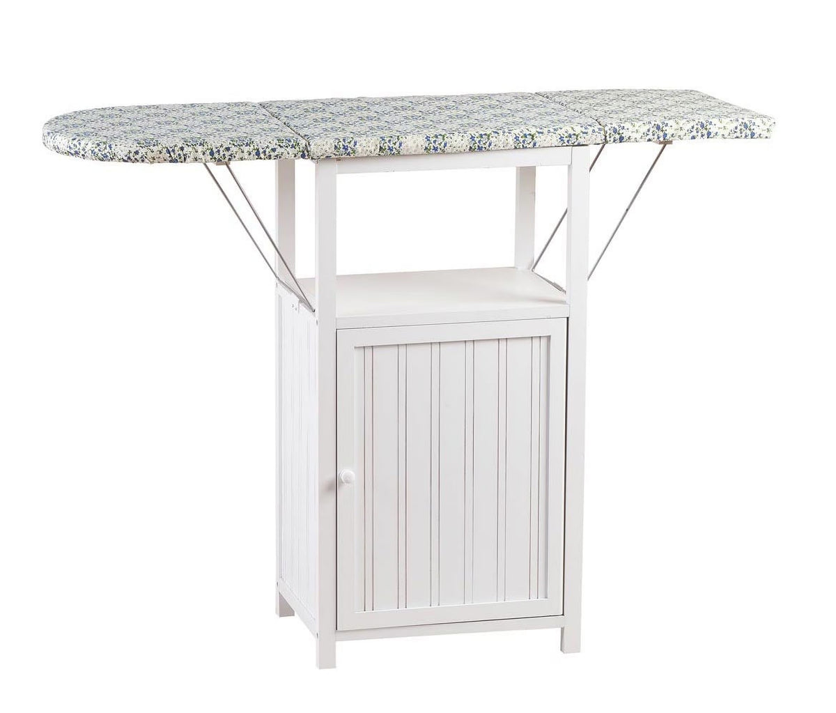 OakRidge Deluxe Ironing Board with Storage Cabinet, Perfect for Small Spaces with Extra Storage, Folding Station, Crafted wit