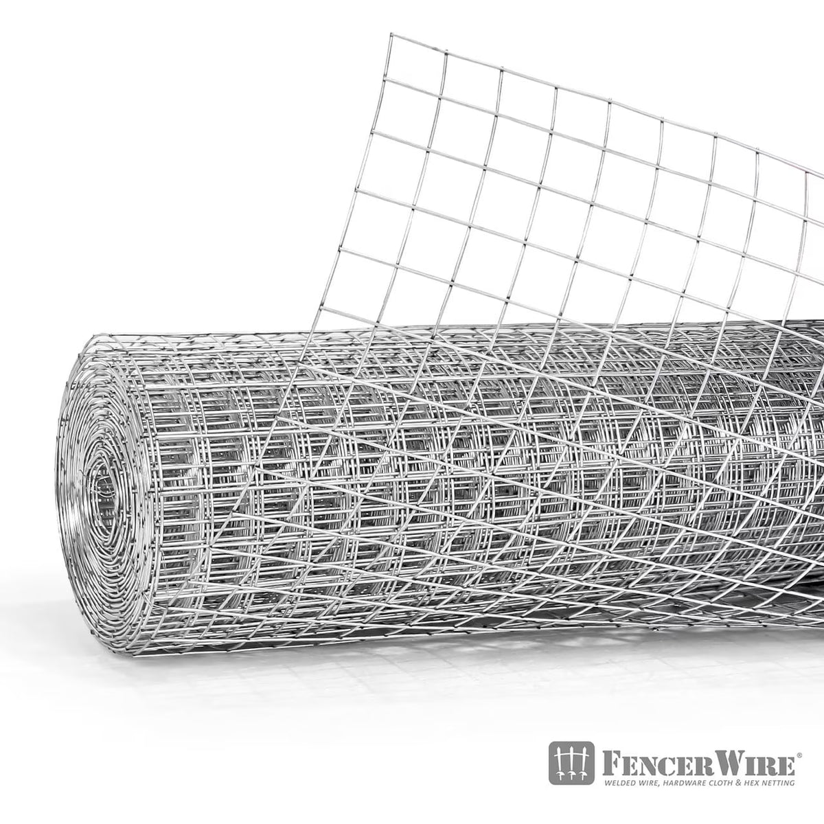 Fencer Wire Heavy Duty 10 Gauge Galvanized Welded Wire Fence, 2" x 2" Opening Mesh for Vegetables, Garden Fruits & Animals En